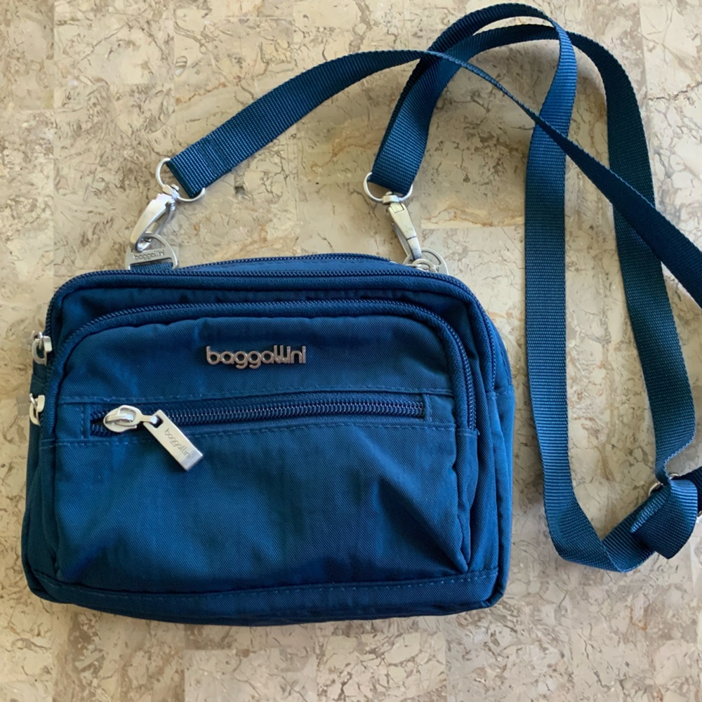 Blue Unisex Crossbody Bag/Purse
